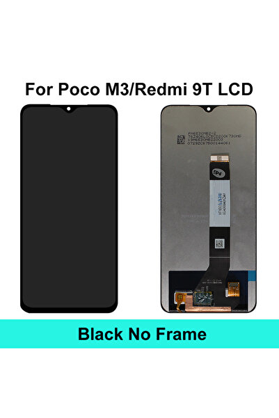 Choice شاشة LCD سوداء بدون إطار مقاس 6.53 بوصة لهاتف Poco M3 LCD M2010J19CG م...