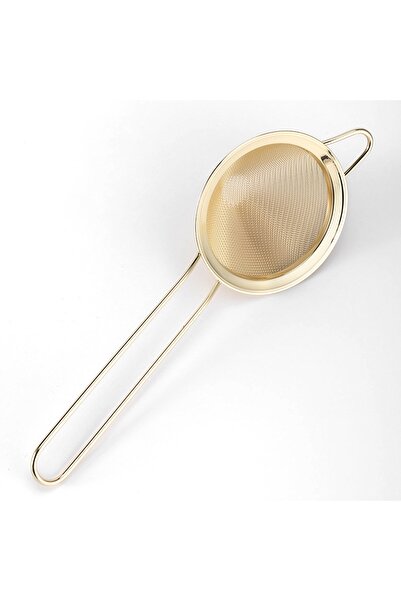 Choice gold Fine Mesh Strainer 304 Stainless Steel Conical Sieve Tea Strainer with Long Handle for Cocktail