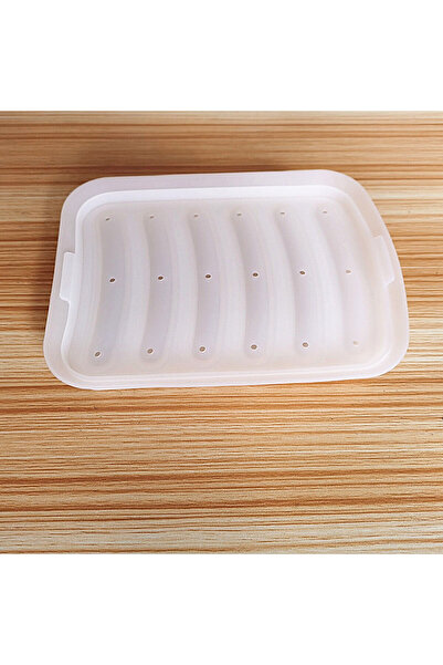 Choice قالب سجق سيليكون أصفر من فئة DIY أداة مكملات غذائية للأطفال قالب خبز هوت دوج ولحم الخنزير محلي الصنع M