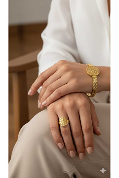 SONES Yaşam Çiçeği Çelik Kelepçe Yüzük 319