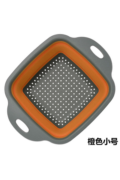 Choice H0545-18.5X24.5 سم-أو مصفاة سلة غسيل الفاكهة والخضروات القابلة للطي، م...