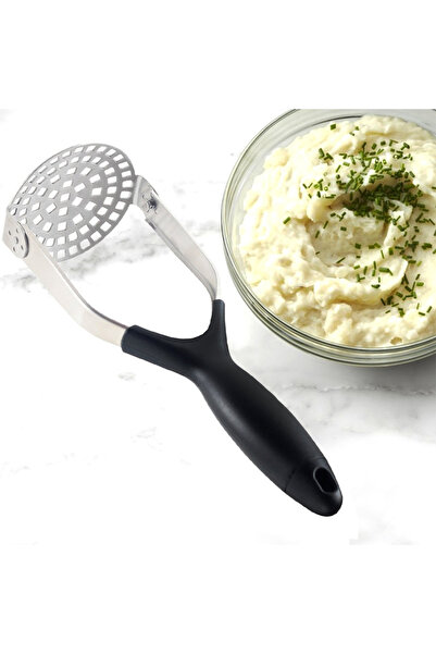 Choice هرس البطاطس، هرس البطاطس من الفولاذ المقاوم للصدأ، هرس الخضروات والفواكه القابل للطي، هرس الثوم اليدوي