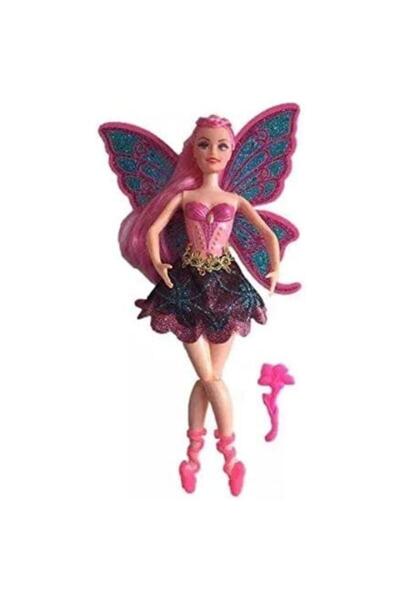 OEM Ballerina doll with sparkling wings, flexible joints, hair accessory, 3 years, 30 cm