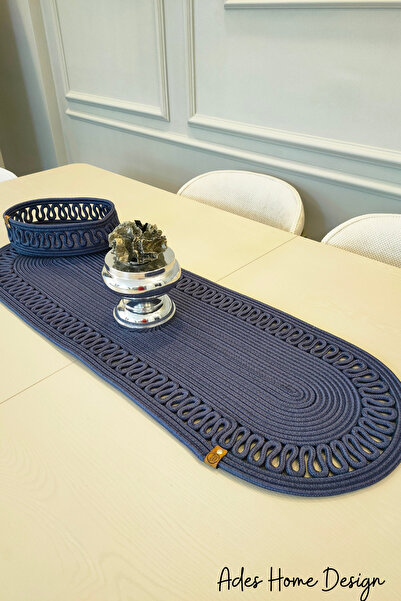 ADES HOME DESİGN Jute, Basket Runner, American Service, Plate, Table Cloth, C...