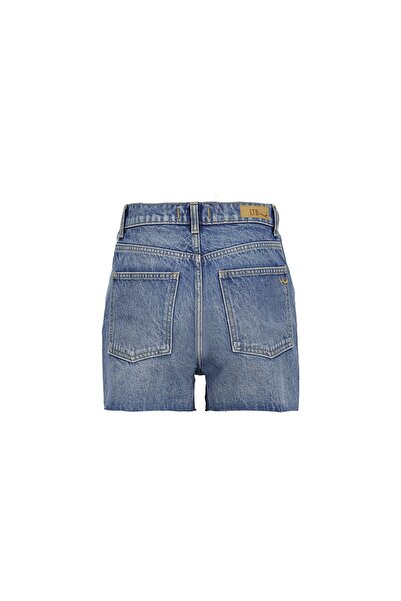Ltb Ları Yüksek Bel Jean Şort