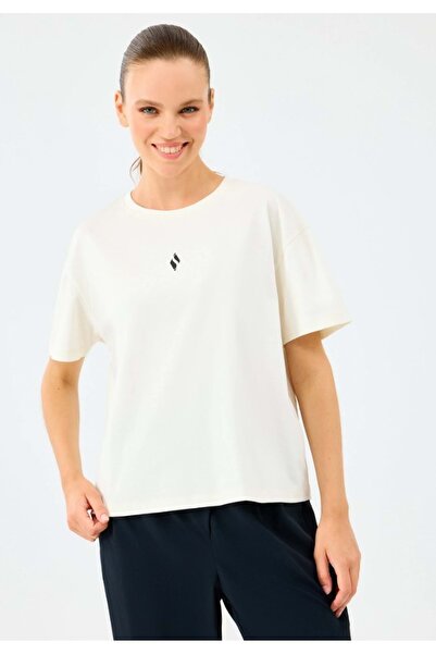 SKECHERS W Light Fabric T-Shirt Women's White Tshirt S2520257-3855