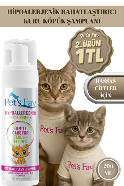Pets Fav Hipoalerjenik Hassas Ciltler İçin Doğal ve Organik Kuru Köpük Yavru ...