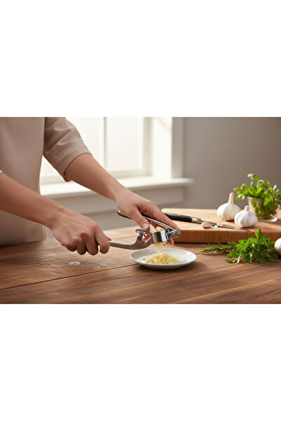 IVORY مطحنة الثوم عالية الجودة من الفولاذ المقاوم للصدأ