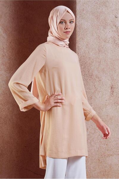 Alvina 4414 Model Asymmetrical Cut Tunic