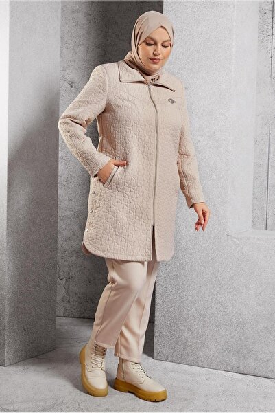 Alvina KAPİTONE BÜYÜK BEDEN TRENÇKOT 10930