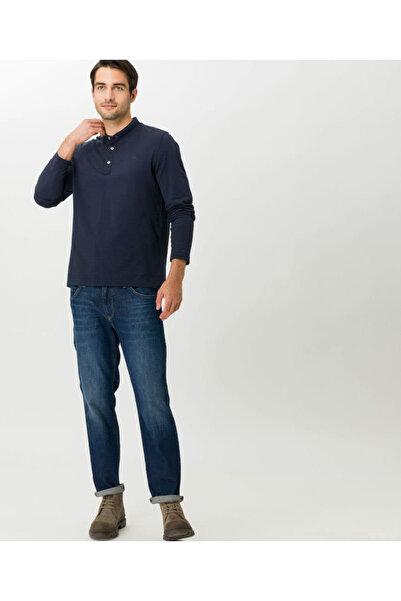 Brax Knopfleisten Langarmshirt für Herren