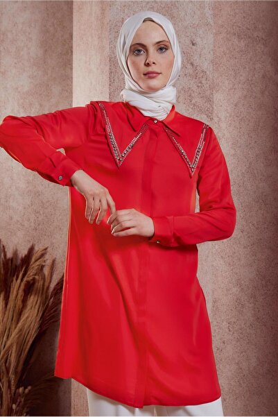 Alvina تونك مطبوع بالحجر 43920