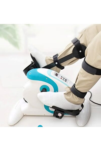 huitich Motorized Electric Mini Pedal Exercise Bike White
