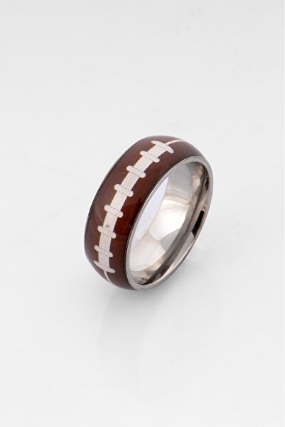 UKHWD SUPPLY 316L Steel Rugby Men's Ring