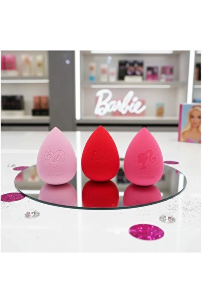 Miniso Barbie Lisanslı 3'lü Makyaj Süngeri