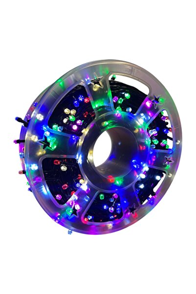 DEEBCO Linear light installation, outdoor/indoor, 8 Christmas lighting modes, 50m, 240 multicolor bulbs