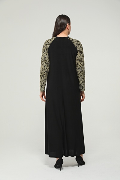 Asees Αμμώδες φόρεμα με μανίκια μεσαίου μεγέθους