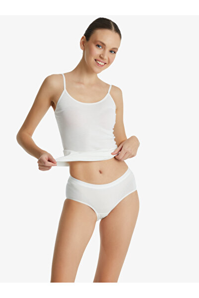 Blackspade Kadın Slip Külot Essential 1306 - Beyaz