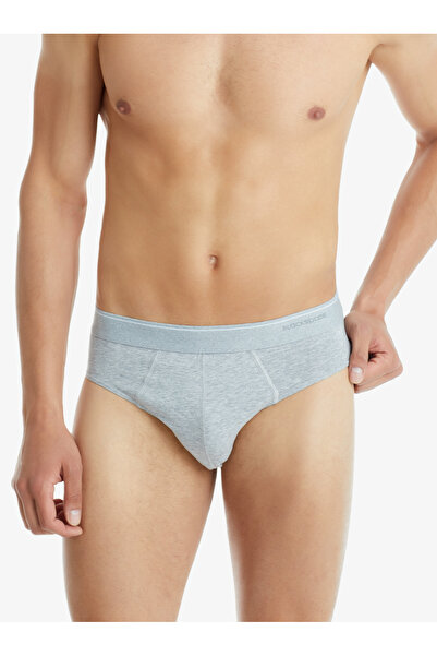 Blackspade Men's Slip Panties Tender Cotton 9232 - Gray Melange