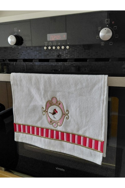 EKKE HOME منشفة فرن ومطبخ بنقش الطيور