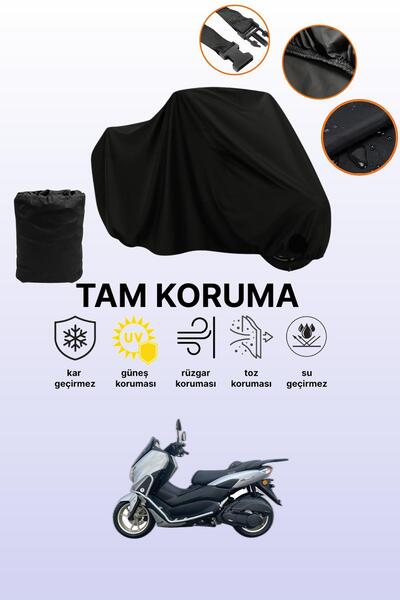 dokaca غطاء محرك متوافق مع Black Falcon Cmax 155، غطاء واقي، غطاء دراجة نارية