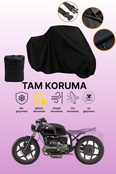 dokaca Black Bmw R 65 Compatible Motorbike Cover, Protective Cover, Motorcycl...