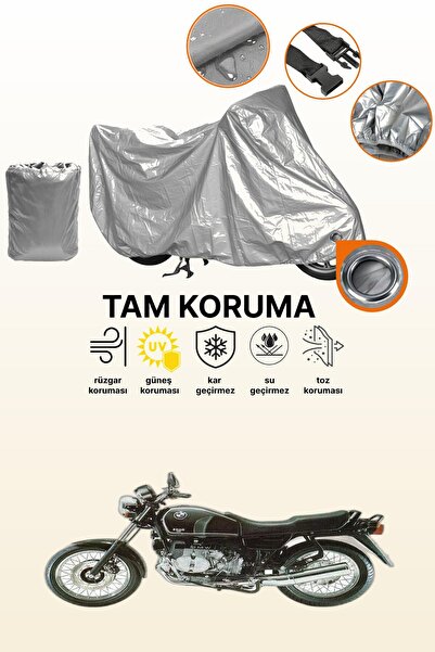 dokaca Gray Lock Compatible Bmw R 100 R Compatible Motorcycle Tarpaulin, Prot...