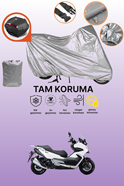 dokaca Rks Blade 250 Pro Compatible Motorcycle Tarpaulin Compatible with Gray...