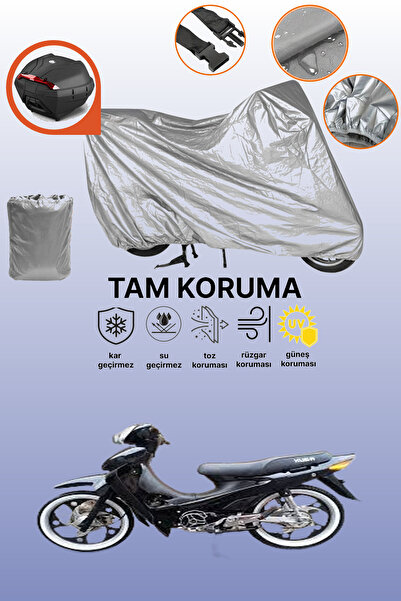 dokaca حقيبة خلفية رمادية متوافقة مع قماش المحرك المتوافق مع Kuba KB100-6، غط...