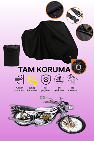 dokaca غطاء دراجة نارية متوافق مع Kuba Cheetah 100R Max Gold، غطاء واقي أسود ...