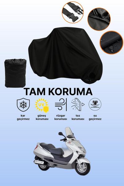 dokaca غطاء محرك متوافق مع هوندا FES 250 فورسايت باللون الأسود، غطاء واقي، غط...