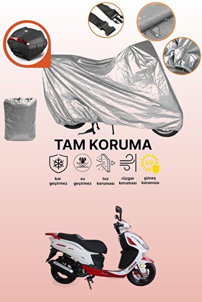 dokaca حقيبة خلفية رمادية متوافقة مع Arora AR 150 T8-H، غطاء محرك متوافق مع ج...