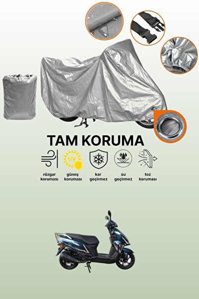 dokaca غطاء محرك متوافق مع فالكون موكو 125 متوافق مع غطاء المحرك باللون الرمادي