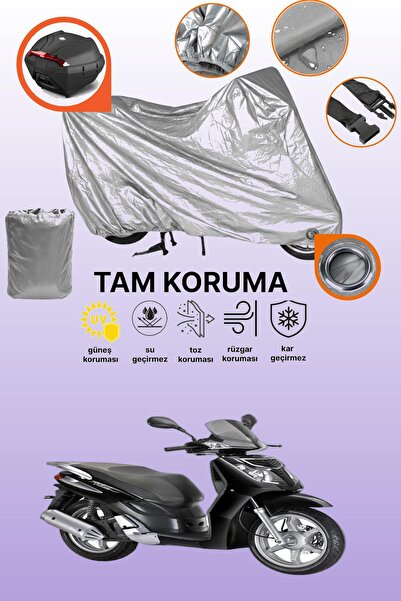 dokaca Gray Lock and Tail Bag Compatible Rks Outlook 150 Compatible Motorcycl...