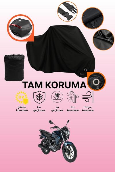 dokaca حقيبة خلفية سوداء متوافقة مع RKS RK100-R، غطاء دراجة نارية رياضي متواف...