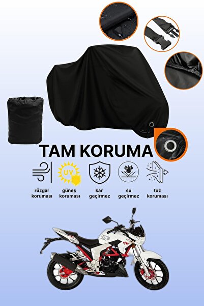 dokaca Black Lock Compatible Falcon Sharp 200 Compatible Motorcycle Tarpaulin...