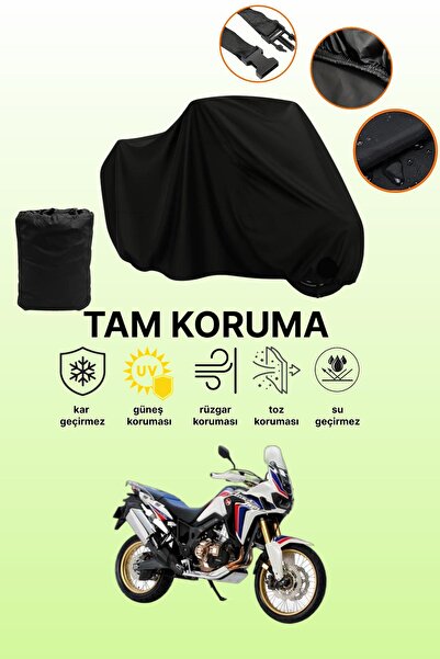 dokaca غطاء محرك متوافق مع دراجة هوندا CRF1000L أفريكا توين باللون الأسود، غط...