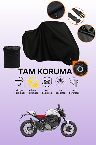 dokaca Black Lock Compatible Ducati Monster 937 Plus Compatible Motorcycle Ta...