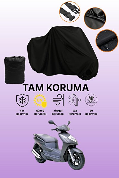 dokaca غطاء محرك متوافق مع هوندا ديلان 150 باللون الأسود، غطاء واقي، غطاء درا...