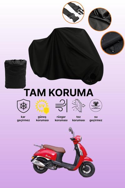 dokaca غطاء محرك متوافق مع Black Kanuni Tigrina 50، غطاء واقي، غطاء دراجة نارية