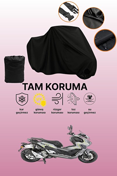 dokaca Black Mondial 250 Ressivo Compatible Motorcycle Cover, Protective Cove...