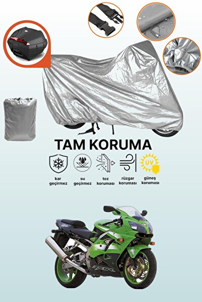 dokaca حقيبة خلفية رمادية متوافقة مع غطاء المحرك المتوافق مع Kawasaki ZX-9 R،...