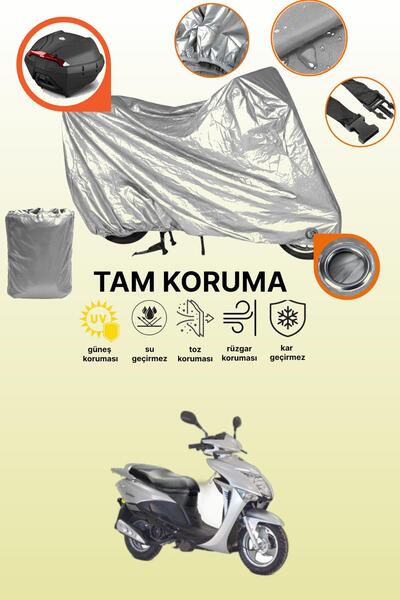 dokaca Gray Tail Bag and Lock Compatible Kanuni Rs 125 Compatible Motorcycle ...