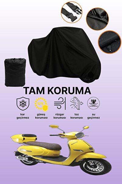 dokaca حقيبة خلفية سوداء وقماش متوافق مع دراجة نارية كوبا بريليانت 50