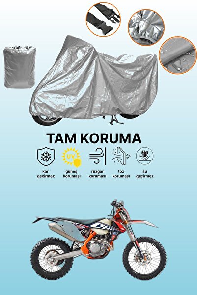 dokaca غطاء دراجة نارية رمادي اللون متوافق مع KTM 450 EXC-F Six Days، غطاء وا...
