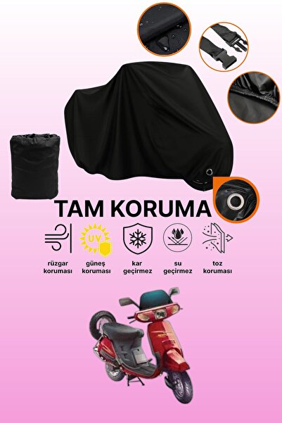 dokaca Honda Kinetic Dx Compatible Motorcycle Tarpaulin Compatible with Black...