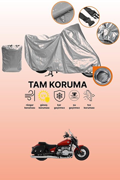 dokaca غطاء محرك متوافق مع BMW R 18 باللون الرمادي، غطاء واقي