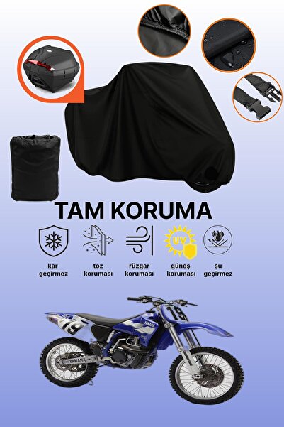dokaca حقيبة خلفية سوداء متوافقة مع ياماها YZ 400 F، غطاء دراجة نارية متوافق،...