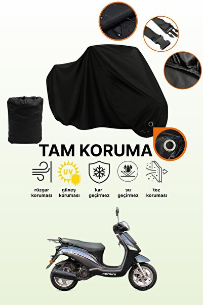 dokaca Black Lock Compatible Kanuni Wiki 125I Compatible Motorcycle Tarpaulin...
