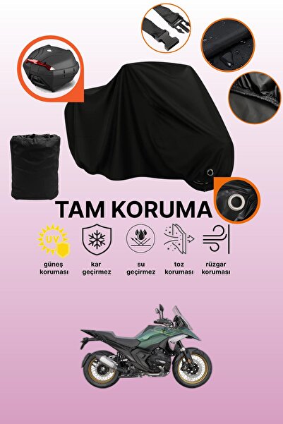 dokaca Black Lock and Tail Bag Compatible Bmw R 1300 Gs Compatible Motorcycle...